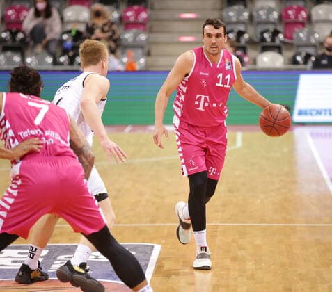 Anthony DiLeo Telekom Baskets Bonn vs NINERS Chemnitz easyCredit BBL 1 Bundesliga , Season 2020 2021 , Matchday 30