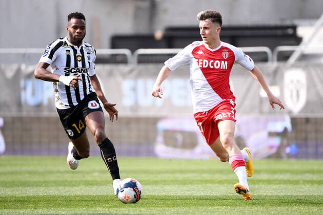 17 ALEKSANDR GOLOVIN (MONA) FOOTBALL : Angers vs Monaco - Ligue 1 Uber Eats - 25 04 2021 AnthonyBIBARD FEP Panoramic 