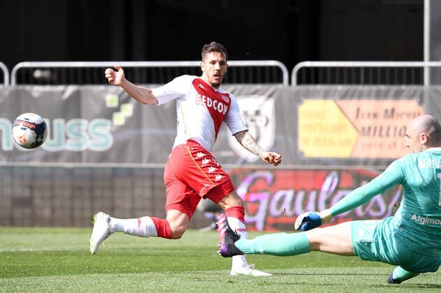 10 STEVAN JOVETIC (MONA) FOOTBALL : Angers vs Monaco - Ligue 1 Uber Eats - 25 04 2021 AnthonyBIBARD FEP Panoramic 