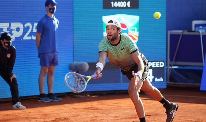 25.04.2021 Belgrade(Serbia) ATP, Tennis Herren Serbia Open men s tennis singles final Matteo Berrettini Italy :