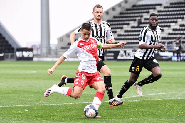 09 WISSAM BEN YEDDER (MONA) - BUT FOOTBALL : Angers vs Monaco - Ligue 1 Uber Eats - 25 04 2021 AnthonyBIBARD FEP Panoramic 
