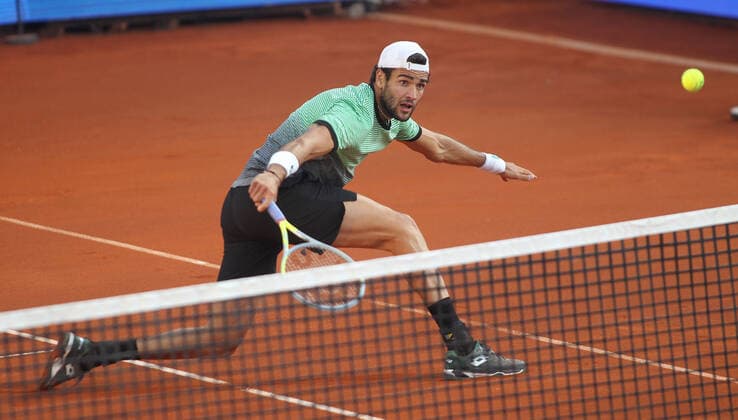 Tennis, ATP Tournament in Belgrade, Final, Matteo Berrettini - Aslan Karatsev