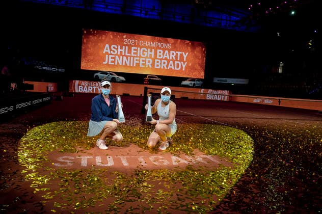 2021 Porsche Tennis Grand Prix Ashleigh Barty , Australia Jennifer Brady , USA