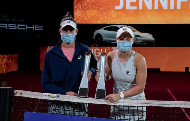 2021 Porsche Tennis Grand Prix Ashleigh Barty , Australia Jennifer Brady , USA