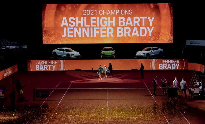 2021 Porsche Tennis Grand Prix Ashleigh Barty , Australia Jennifer Brady , USA