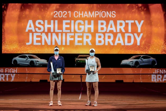 2021 Porsche Tennis Grand Prix Ashleigh Barty , Australia Jennifer Brady , USA