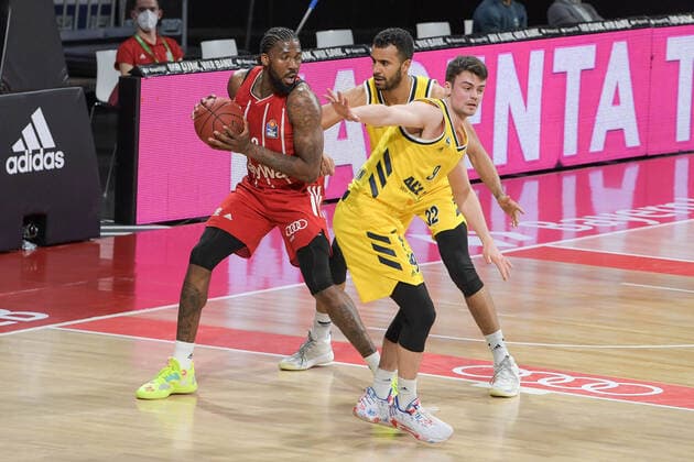 Jalen Reynolds FC Bayern Basketball 8 in attack ,FC Bayern Basketball Alba Berlin, Basketball, Basketball Bundesliga, 25 04 2021 Muenchen Bayern Germany Copyright: xkolbert-press BurghardxSchreyerx