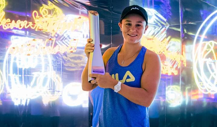 Mandatory Credit: Photo by Rob Prange Shutterstock (11864533ap) Ashleigh Barty of Australia poses with the champions trophy after winning the finals of the 2021 Porsche Tennis Grand Prix WTA, Tennis Damen 500 tournament Porsche Tennis Grand Prix, Tennis, Stuttgart, Germany - 25 Apr 2021 Porsche Tennis Grand Prix, Tennis, Stuttgart, Germany - 25 Apr 2021  Copyright: xRobxPrange Shutterstockx 11864533ap