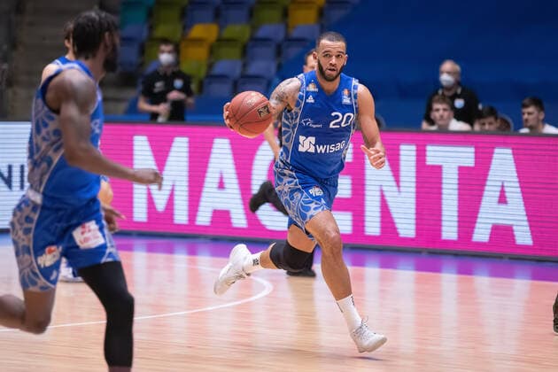 Fraport Skyliners Mitteldeutscher BC, easyCredit BBL Rasheed Moore Fraport Skyliners, 20 Basketball match of the easyCredit BBL between Fraport Skyliners and Mitteldeutscher BC on April 25, 2021 at Fraport Arena in Frankfurt am Main , Frankfurt am Main Hesse Germany Fraport Arena