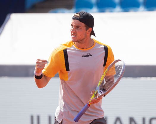 Jan Lennard Struff GER makes fist and cheers,joy,emotion Copyright: xJuergenxHasenkopfx