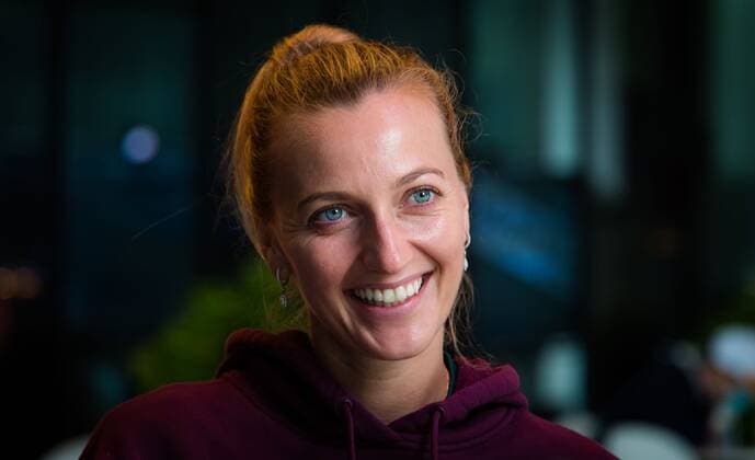 Mandatory Credit: Photo by Rob Prange Shutterstock (11876848r) Petra Kvitova of the Czech Republic talks to the media ahead of the 2021 Mutua Madrid Open WTA, Tennis Damen 1000 tournament Mutua Madrid Open Qualifying, Tennis, La Caja Magica, Madrid, Spain - 27 Apr 2021 Mutua Madrid Open Qualifying, Tennis, La Caja Magica, Madrid, Spain - 27 Apr 2021  Copyright: xRobxPrange Shutterstockx 11876848r
