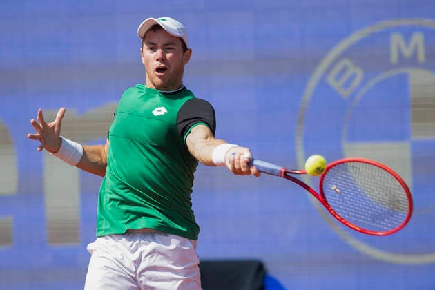 Dominik Koepfer Tennis BMW Open 2021 ATP MTTC Iphitos Munich Germany 27 April 2021 Copyright: xJuergenxHasenkopfx