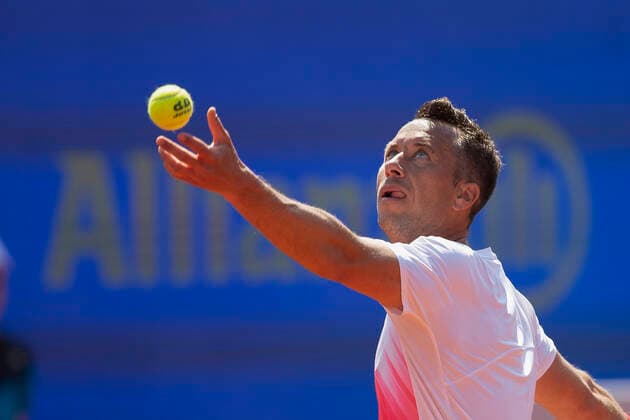 Philipp Kohlschreiber GER Tennis BMW Open 2021 ATP MTTC Iphitos Munich Germany 27 April 2021 Copyright: xJuergenxHasenkopfx