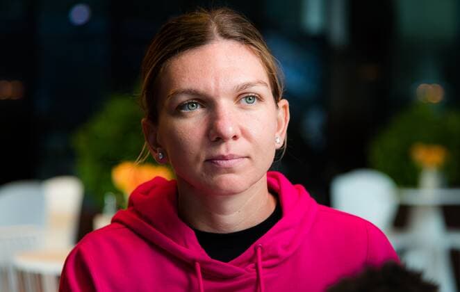 Mandatory Credit: Photo by Rob Prange Shutterstock (11876848af) Simona Halep of Romania talks to the media ahead of the 2021 Mutua Madrid Open WTA, Tennis Damen 1000 tournament Mutua Madrid Open Qualifying, Tennis, La Caja Magica, Madrid, Spain - 27 Apr 2021 Mutua Madrid Open Qualifying, Tennis, La Caja Magica, Madrid, Spain - 27 Apr 2021  Copyright: xRobxPrange Shutterstockx 11876848af