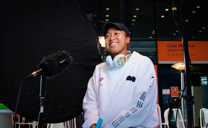 Mandatory Credit: Photo by Rob Prange Shutterstock (11876848bb) Naomi Osaka of Japan during media day at the 2021 Mutua Madrid Open WTA, Tennis Damen 1000 tournament Mutua Madrid Open Qualifying, Tennis, La Caja Magica, Madrid, Spain - 27 Apr 2021 Mutua Madrid Open Qualifying, Tennis, La Caja Magica, Madrid, Spain - 27 Apr 2021  Copyright: xRobxPrange Shutterstockx 11876848bb