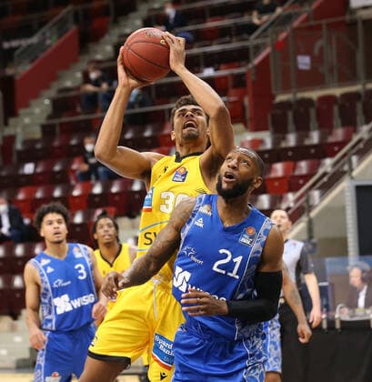 V li Oscar Da Silva Riesen , Kamari Murphy Frankf MHP Riesen Ludwigsburg vs Skyliners Frankfurt Basketball Bundesliga 2020 2021 Ludwigsburg , GER, 27 04 2021,