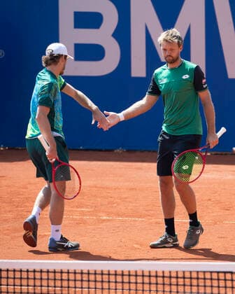 Wesley Koolhof, Kevin Krawietz, Mens Doubles Tennis BMW Open 2021 ATP MTTC Iphitos Munich Germany 28 April 2021 Copyright: xJuergenxHasenkopfx