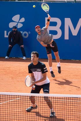 Marcelo Melo, Mischa Zverev, Mens Doubles Tennis BMW Open 2021 ATP MTTC Iphitos Munich Germany 28 April 2021 Copyright: xJuergenxHasenkopfx