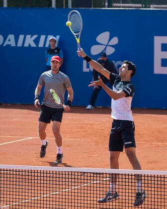 Marcelo Melo, Mischa Zverev, Mens Doubles Tennis BMW Open 2021 ATP MTTC Iphitos Munich Germany 28 April 2021 Copyright: xJuergenxHasenkopfx