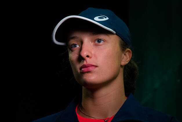April 28, 2021, MADRID, MADRID, SPAIN: Iga Swiatek of Poland talks to the media ahead of the 2021 Mutua Madrid Open WTA, Tennis Damen 1000 tournament MADRID SPAIN - ZUMAa181 20210428_zaa_a181_099 Copyright: xRobxPrangex