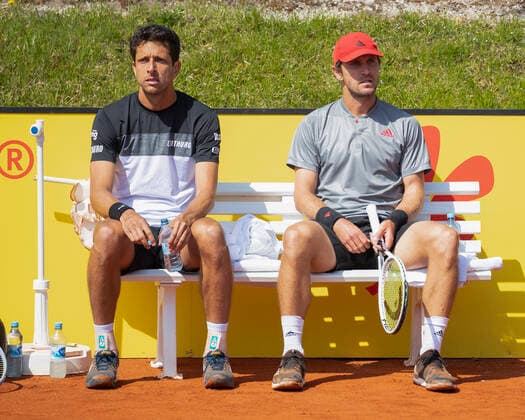 Marcelo Melo, Mischa Zverev, Mens Doubles Tennis BMW Open 2021 ATP MTTC Iphitos Munich Germany 28 April 2021 Copyright: xJuergenxHasenkopfx