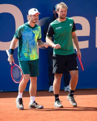 Wesley Koolhof, Kevin Krawietz, Mens Doubles Tennis BMW Open 2021 ATP MTTC Iphitos Munich Germany 28 April 2021 Copyright: xJuergenxHasenkopfx