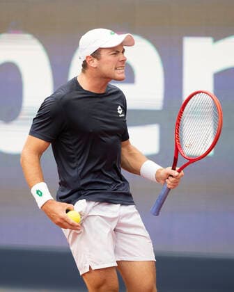 Dominik Koepfer Tennis BMW Open 2021 ATP MTTC Iphitos Munich Germany 29 April 2021 Copyright: xJuergenxHasenkopfx