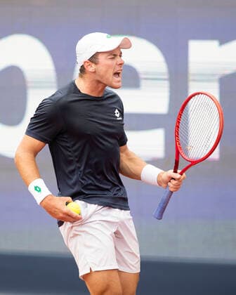 Dominik Koepfer Tennis BMW Open 2021 ATP MTTC Iphitos Munich Germany 29 April 2021 Copyright: xJuergenxHasenkopfx