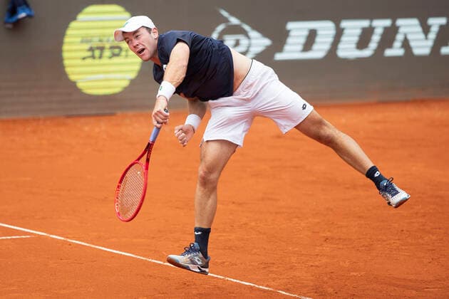 Dominik Koepfer Tennis BMW Open 2021 ATP MTTC Iphitos Munich Germany 29 April 2021 Copyright: xJuergenxHasenkopfx