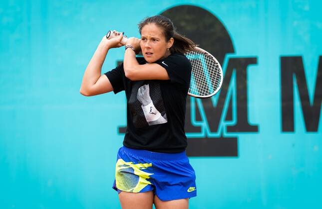 Mandatory Credit: Photo by Rob Prange Shutterstock (11876051bd) Daria Kasatkina of Russia during practice ahead of the 2021 Mutua Madrid Open WTA, Tennis Damen 1000 tournament Mutua Madrid Open, Tennis, La Caja Magica, Madrid, Spain - 29 Apr 2021 Mutua Madrid Open, Tennis, La Caja Magica, Madrid, Spain - 29 Apr 2021  Copyright: xRobxPrange Shutterstockx 11876051bd