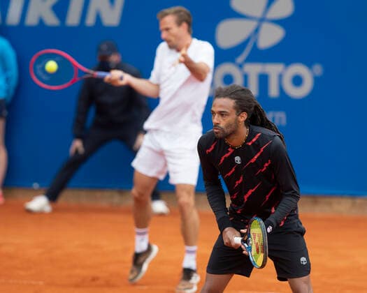 Dustin Brown, Peter Gojowczyk, Mens Doubles Tennis BMW Open 2021 ATP MTTC Iphitos Munich Germany 29 April 2021 Copyright: xJuergenxHasenkopfx