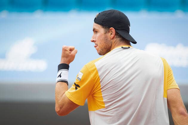Jan Lennard Struff GER makes fist and cheers,joy,emotion Copyright: xJuergenxHasenkopfx