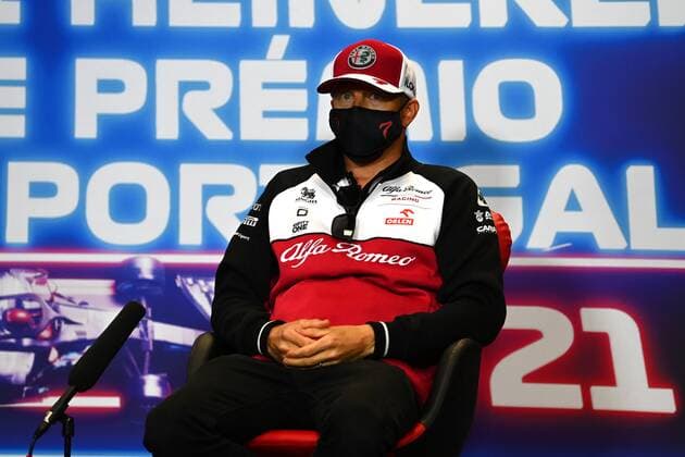F1 Grand Prix of Portugal 7 Kimi Raikkonen (FIN, Alfa Romeo Racing ORLEN), F1 Grand Prix of Portugal at Autodromo Internacional do Algarve on April 29, 2021 in Portimao, Portugal. (Photo by GABRIEL BOUYS AFP FIA Pool via HOCH ZWEI) Portimao Portugal Poolfoto HOCH ZWEI Pool AFP ,EDITORIAL USE ONLY