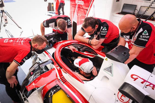 RAIKKONEN Kimi (fin), Alfa Romeo Racing ORLEN C41, portrait during the Formula 1 Heineken Grande PrŽmio de Portugal 2021 from April 30 to May 2, 2021 on the Algarve International Circuit, in Portimao, Portugal FORMULE 1 : Grand Prix du Portugal - Preparations - Portimao - 29 04 2021 DPPI Panoramic  00121005_AV6_7503