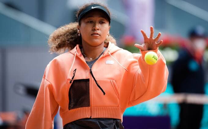 Mandatory Credit: Photo by Rob Prange Shutterstock (11876061a) Naomi Osaka of Japan in action during the first round of the 2021 Mutua Madrid Open WTA, Tennis Damen 1000 tournament Mutua Madrid Open, Tennis, La Caja Magica, Madrid, Spain - 30 Apr 2021 Mutua Madrid Open, Tennis, La Caja Magica, Madrid, Spain - 30 Apr 2021  Copyright: xRobxPrange Shutterstockx 11876061a
