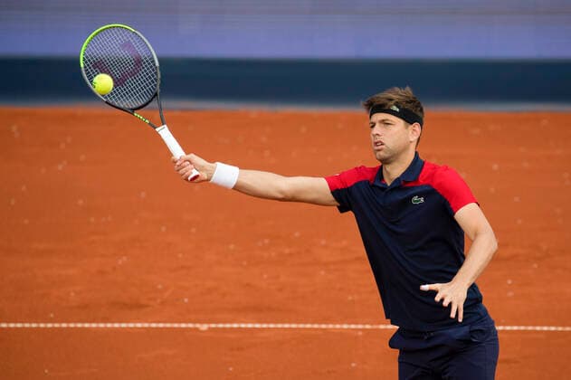 Filip Krajinovic Tennis BMW Open 2021 ATP MTTC Iphitos Munich Germany 30 April 2021 Copyright: xJuergenxHasenkopfx
