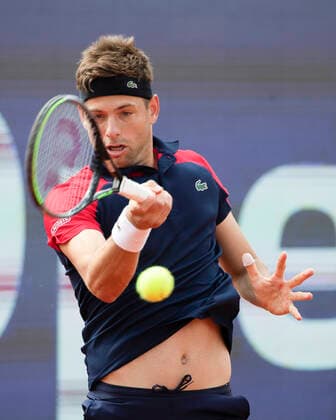 Filip Krajinovic Tennis BMW Open 2021 ATP MTTC Iphitos Munich Germany 30 April 2021 Copyright: xJuergenxHasenkopfx