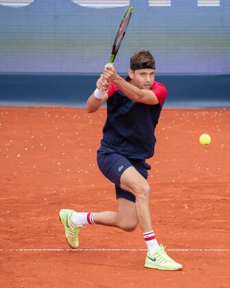 Filip Krajinovic Tennis BMW Open 2021 ATP MTTC Iphitos Munich Germany 30 April 2021 Copyright: xJuergenxHasenkopfx