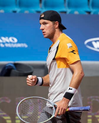 Jan Lennard Struff GER makes fist and cheers, joy, emotion Copyright: xJuergenxHasenkopfx
