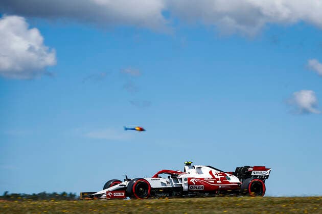 98 ILOTT Callum (gbr), Alfa Romeo Racing ORLEN C41, action during the Formula 1 Heineken Grande PrŽmio de Portugal 2021 from April 30 to May 2, 2021 on the Algarve International Circuit, in Portimao, Portugal FORMULE 1 : Grand Prix du Portugal - Essais - Portimao - 30 04 2021 DPPI Panoramic  _B2_8755