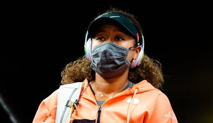 Mandatory Credit: Photo by Rob Prange Shutterstock (11876061ae) Naomi Osaka of Japan before her first round match at the 2021 Mutua Madrid Open WTA, Tennis Damen 1000 tournament Mutua Madrid Open, Tennis, La Caja Magica, Madrid, Spain - 30 Apr 2021 Mutua Madrid Open, Tennis, La Caja Magica, Madrid, Spain - 30 Apr 2021  Copyright: xRobxPrange Shutterstockx 11876061ae