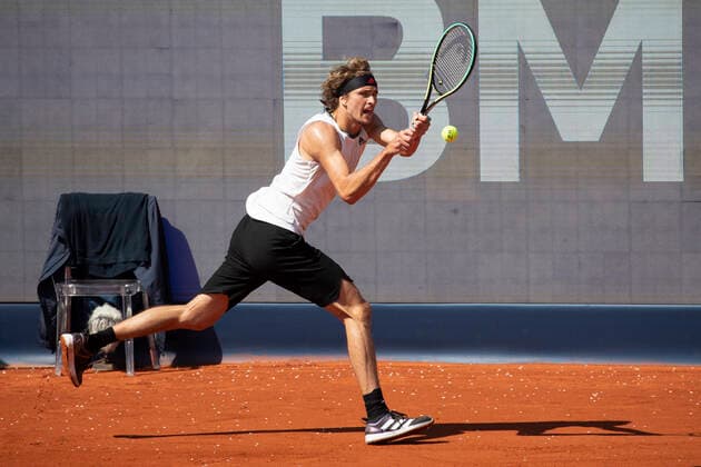 Alexander Zverev GER Tennis BMW Open 2021 ATP MTTC Iphitos Munich Germany 30 April 2021 Copyright: xJuergenxHasenkopfx