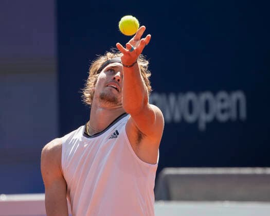 Alexander Zverev GER Tennis BMW Open 2021 ATP MTTC Iphitos Munich Germany 30 April 2021 Copyright: xJuergenxHasenkopfx