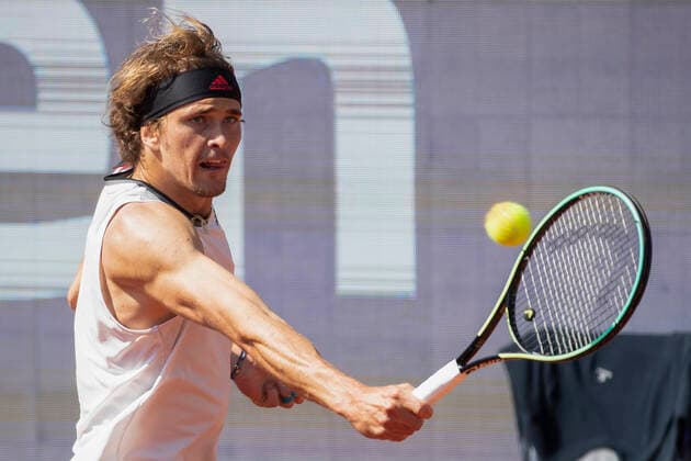 Alexander Zverev GER Tennis BMW Open 2021 ATP MTTC Iphitos Munich Germany 30 April 2021 Copyright: xJuergenxHasenkopfx