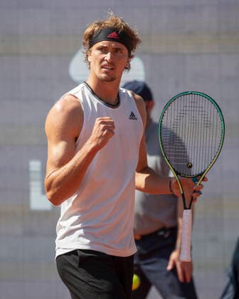 Alexander Zverev GER makes a fist and cheers,joy,emotion, Copyright: xJuergenxHasenkopfx