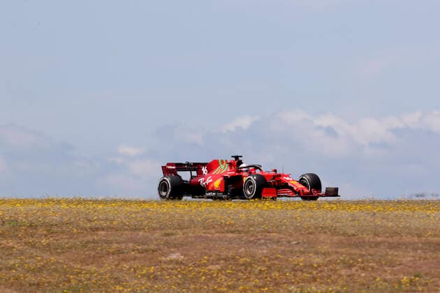 16 Charles Leclerc MON, Scuderia Ferrari Mission Winnow , F1 Grand Prix of Portugal at Autodromo Internacional do Algarve on April 30, 2021 in Portimao, Portugal Photo by HOCH ZWEI Portimao Portugal