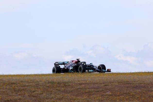 44 Lewis Hamilton GBR, Mercedes AMG Petronas F1 Team , F1 Grand Prix of Portugal at Autodromo Internacional do Algarve on April 30, 2021 in Portimao, Portugal Photo by HOCH ZWEI Portimao Portugal