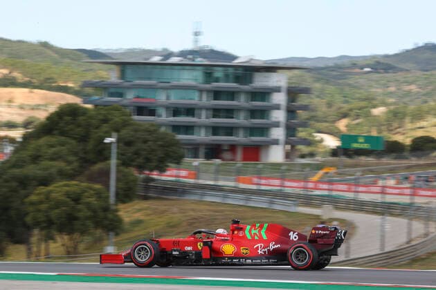 16 Charles Leclerc MON, Scuderia Ferrari Mission Winnow , F1 Grand Prix of Portugal at Autodromo Internacional do Algarve on April 30, 2021 in Portimao, Portugal Photo by HOCH ZWEI Portimao Portugal