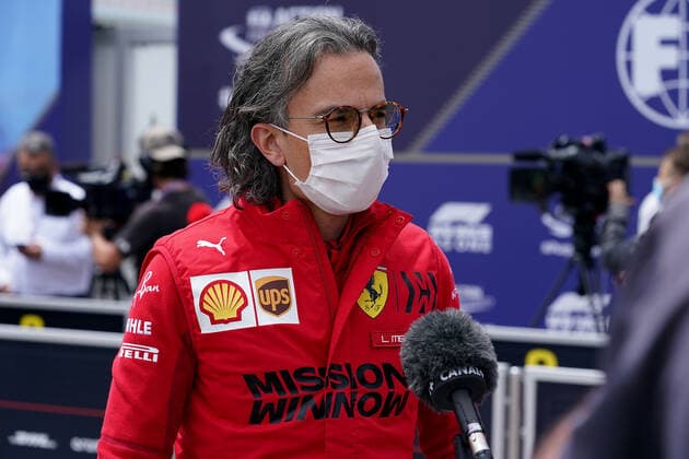 F1 Grand Prix of Portugal Laurent Mekies (FRA, Scuderia Ferrari Mission Winnow), F1 Grand Prix of Portugal at Autodromo Internacional do Algarve on April 30, 2021 in Portimao, Portugal. (Photo by COLOMBO IMAGES FIA Pool via HOCH ZWEI) Portimao Portugal Poolfoto HOCH ZWEI Pool COLOMBO IMAGES ,EDITORIAL USE ONLY
