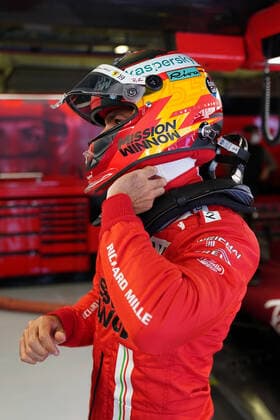 F1 Grand Prix of Portugal 55 Carlos Sainz (ESP, Scuderia Ferrari Mission Winnow), F1 Grand Prix of Portugal at Autodromo Internacional do Algarve on April 30, 2021 in Portimao, Portugal. (Photo by COLOMBO IMAGES FIA Pool via HOCH ZWEI) Portimao Portugal Poolfoto HOCH ZWEI Pool COLOMBO IMAGES ,EDITORIAL USE ONLY